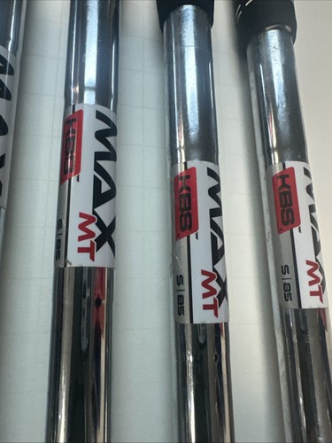 TaylorMade Stealth Irons - 4 thru PW, AW - KBS Max MT 85 Stiff Steel - New Grips - Picture 4 of 5