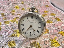 The Express Lever Flip . Silver . Birmingham 1905 . POCKET WATCH