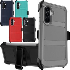 For Samsung Galaxy A06 A16 A26 A36 A56 Rugged Case Shockproof Cover Belt Clip