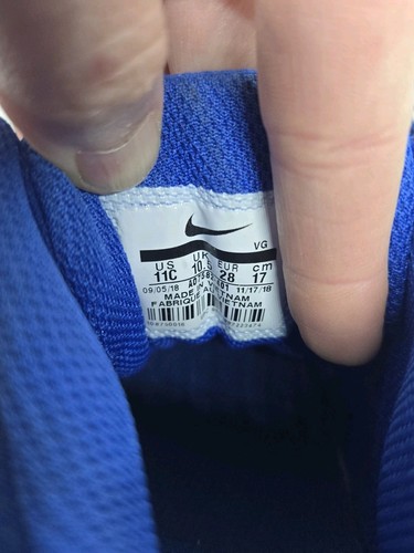Kinder Nike Fastflex Jugend 11c Stollen blau weiß - Bild 8 von 8