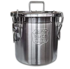 Hantop Milking Machine Accessory Stainless Steel Milk Bucket (12L)