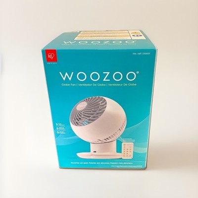 WOOZOO  Globe Multi-Directional 5-Speed Oscillating Fan with Remote - White