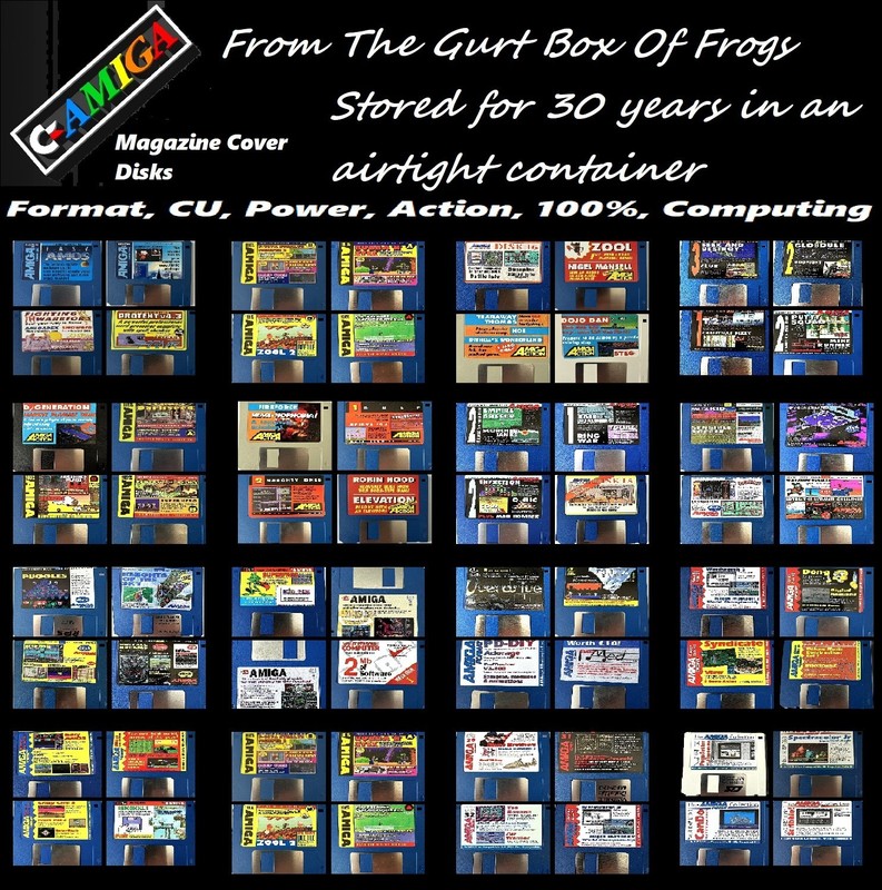 Commodore Amiga Magazine Cover Disks - Format CU Power Action 100% Computing