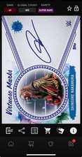 DIGITAL TOPPS WWE SLAM Shinsuke Nakamura ULTRAMARINE BLUE VIRTUOSO MARKS Read