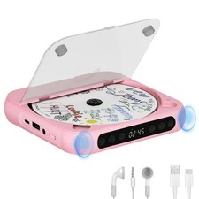 Portable CD Player with Bluetooth, Rechargeable CD Player for Home/Car, Built...