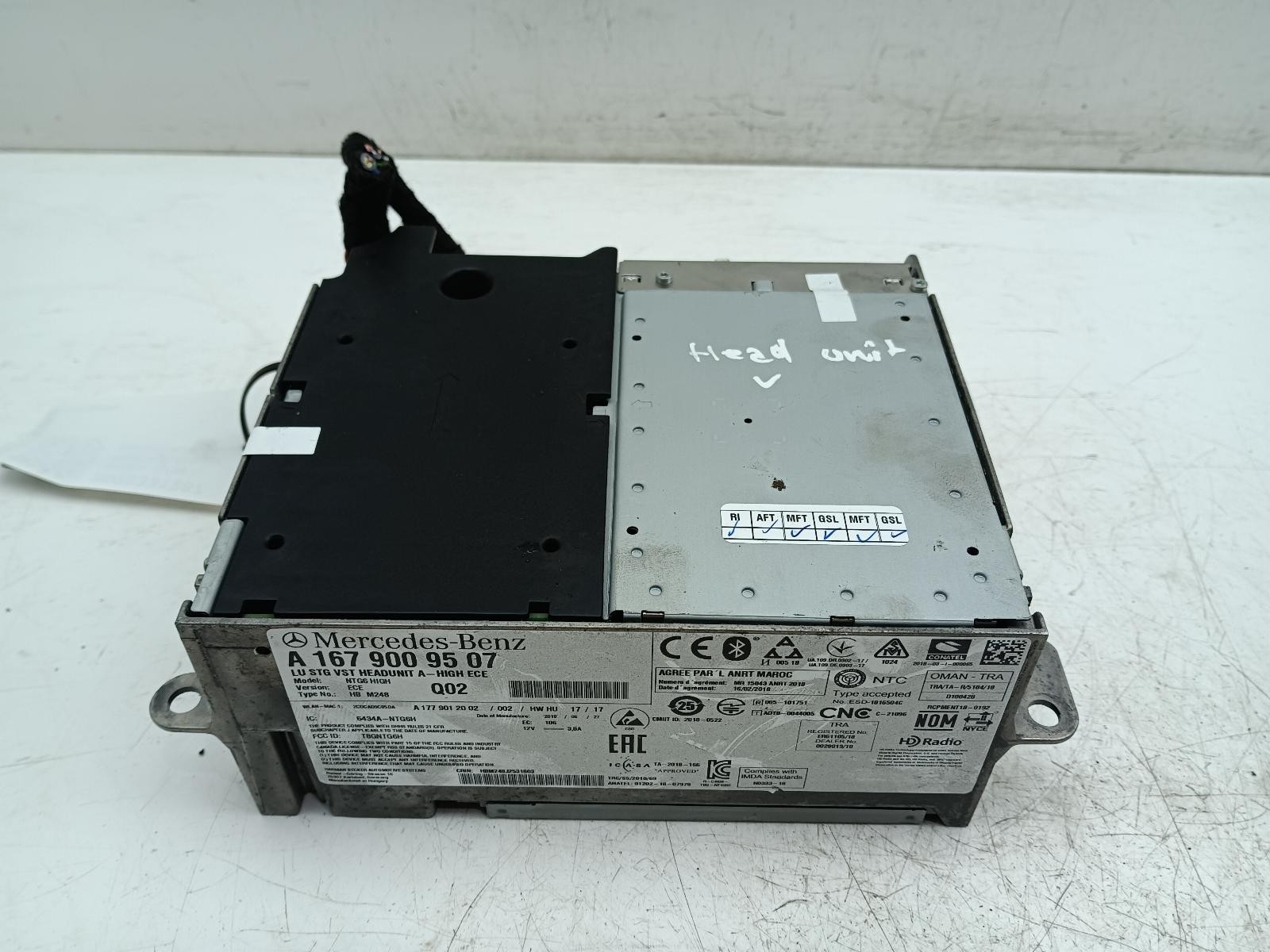 MERCEDES A CLASS STEREO RADIO HEAD UNIT A1679009507 W177 2018 - 2025