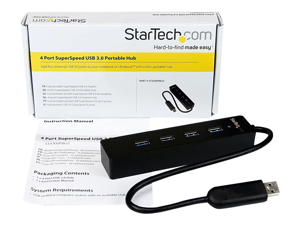 StarTech ST4300PBU3 4-Port SuperSpeed USB 3.0 - Image 2 of 4