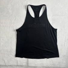 Adidas Climalite Active Workout Raceback Tank Top Black Women's Medium