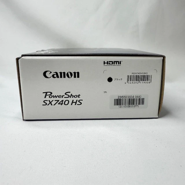 US Duty Paid Canon PowerShot SX740 HS Black 4K Point & Shoot Digital Camera - Image 3 of 4