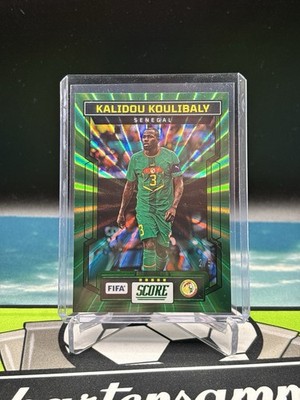 2023 PANINI FIFA Score Soccer Green Laser /5 Card Kalidou Koulibaly Senegal