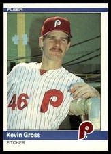 1984 Fleer Kevin Gross Rookie Philadelphia Phillies #32
