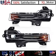 FIT 2017-2023 Tesla Model 3/Y Right & Left Fog Light Lamp LED DRL Up-Level 1Set