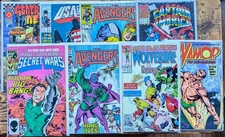 🔑 MARVEL MODERN AGE Mixed Lot of 8 SECRET WARS DOOM AVENGERS US AGENT WOLVERINE