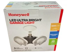 Honeywell 5000 Lumen LED Garage Light – Deformable 3-Panel Ceiling Fixture