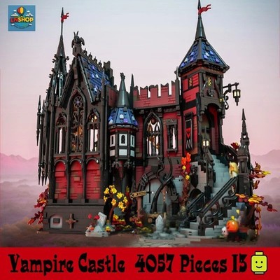 Transylvania Vampire Castle 4057 PCS Building Blocks Dracula Adventure MOC Set