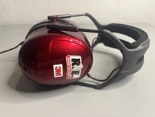 Racing Electronics, PT-60-S Red Plastic 3M/Peltor Headphone Stereo Over The Head