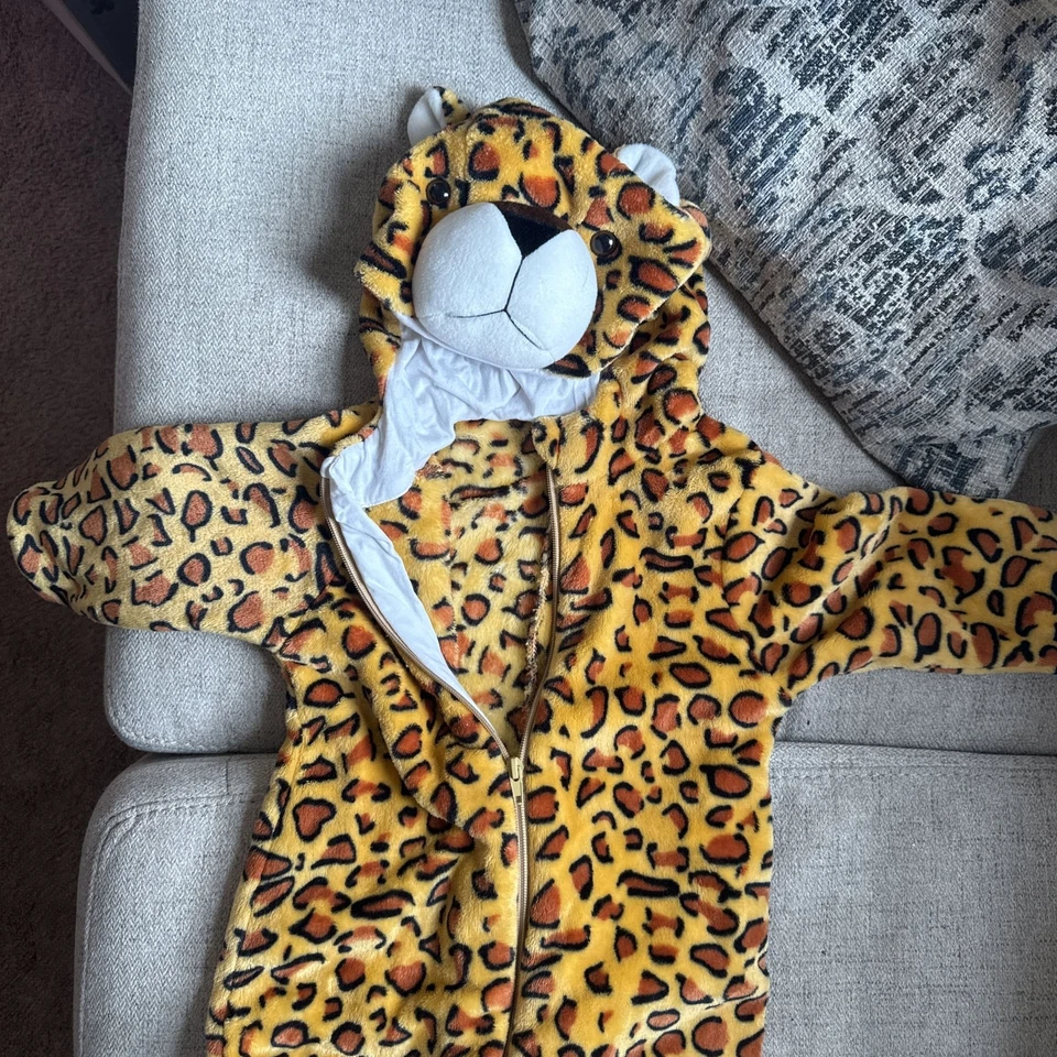 Disfraz de Halloween con capucha Cheetah Spots para niños pequeños Foto 3 de 3