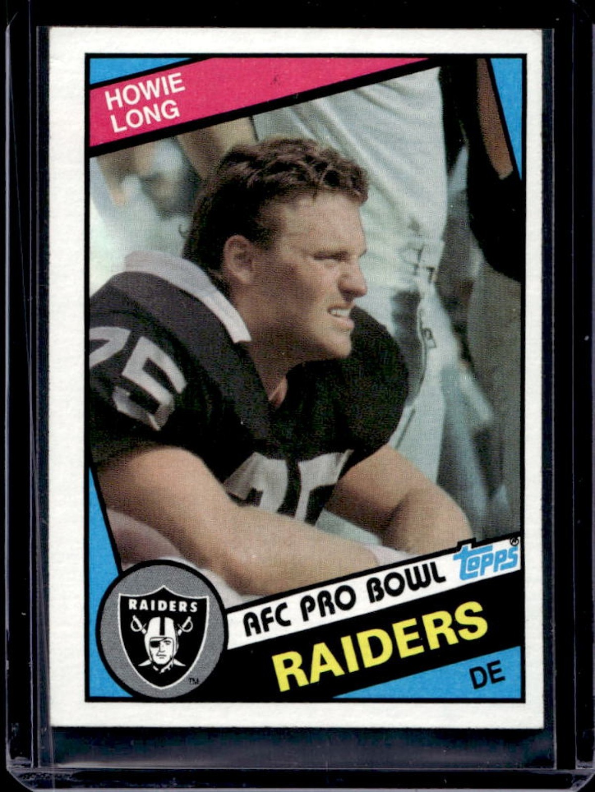 1984 Topps Howie Long Rookie RC #111 Raiders