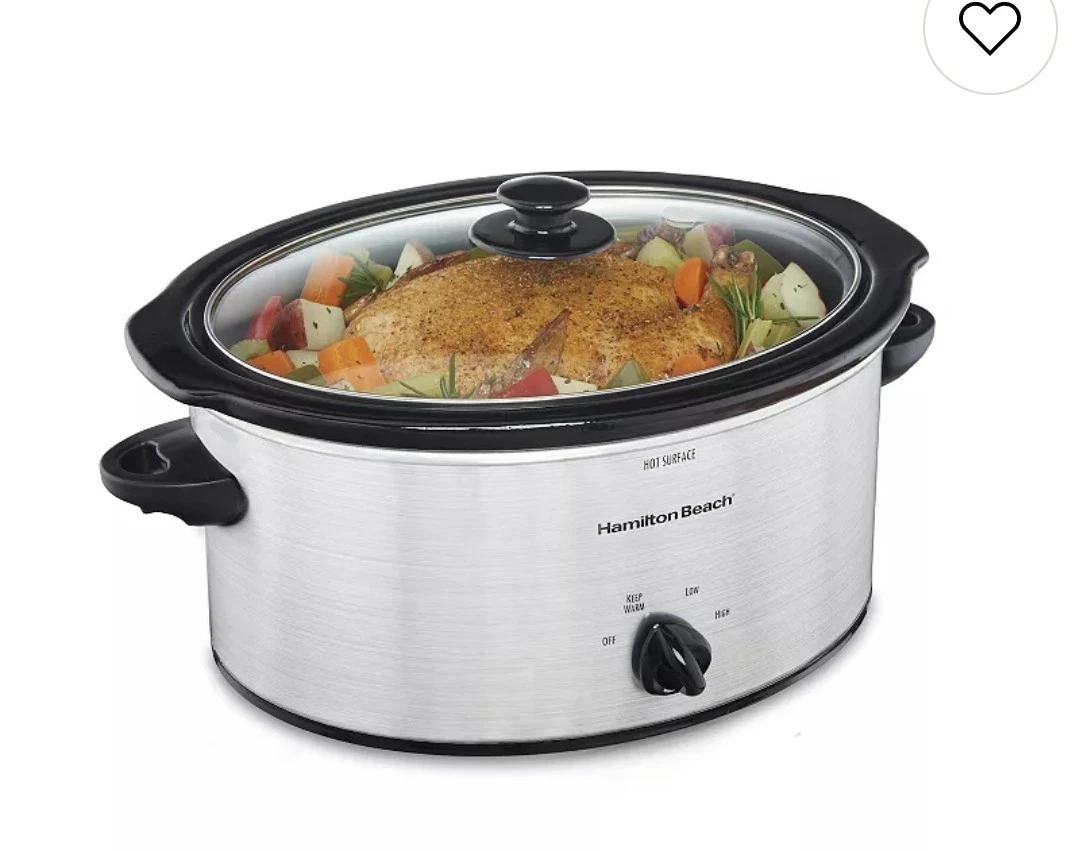 Hamilton Beach 5-qt. Oval Slow Cooker New