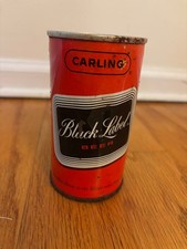 Carling Black Label Vintage Empty Zip Pull Top Beer Can