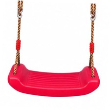 Plastic Swing Seat Accessories for Indoor Outdoor Backyard  Adjustable Red