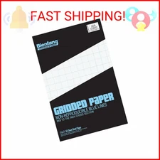 Bienfang Designer Grid Paper Pad, 8x8 Cross Section, 11 x 17 inches, 50 sheets