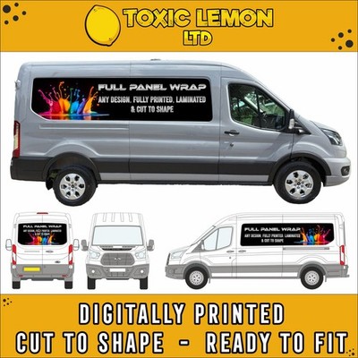 Ford Transit LWB L3 L2 Fahrzeug Grafik Schild Schrift - bedruckte Folie Panel RIESIG