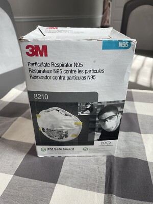 3M N95 #8210 Masks Box Of 20 - New In Open Box | eBay
