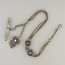 RAR Antique Silver Chain Pocket Watch for Men's fusee repeater tourbillon RAR