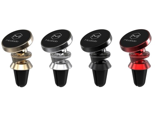 MCDODO Strong Magnetic Car Mount Air Vent All Phone Holder 360° Rotate Aluminium - Picture 1 of 11