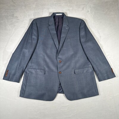 Lauren Ralph Lauren Blazer Men Size 50L Gray Two Button Jacket Macys Mens Store