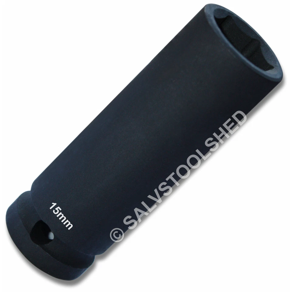Deep Impact Socket 1/2" 15 16 17 18 19 21 22 24 27 30 32 33 36 38 41 mm Sockets