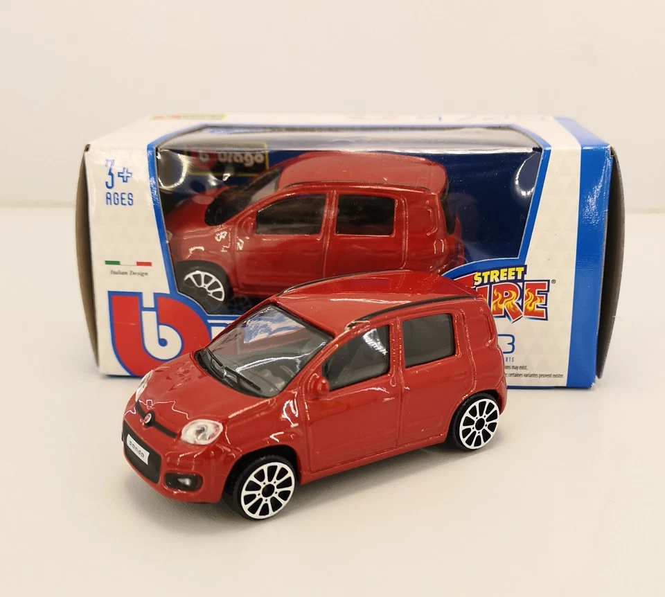 modellino auto 1/43 fiat nuova panda modellini die cast della bburago - Immagine 3 di 4