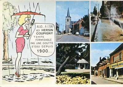 HERSIN COUPIGNY humor card 