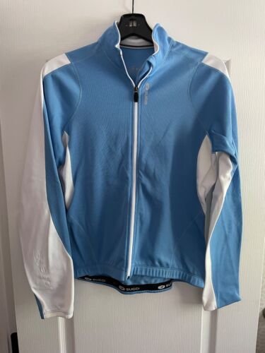 Sugoi Blue/White Women's Lightweight Cycling Jacket - Size M - Picture 1 of 7