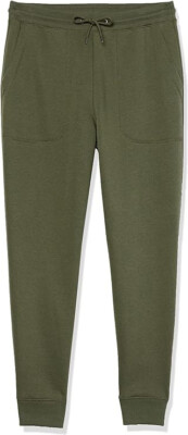 Goodthreads Men's Washed Fleece Jogger Pant - Olive Green - Small - New