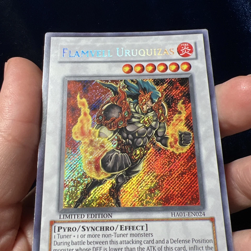 Flamvell Uruquizas HA01-EN024 Secret limited YUGIOH Card - Image 3 of 4