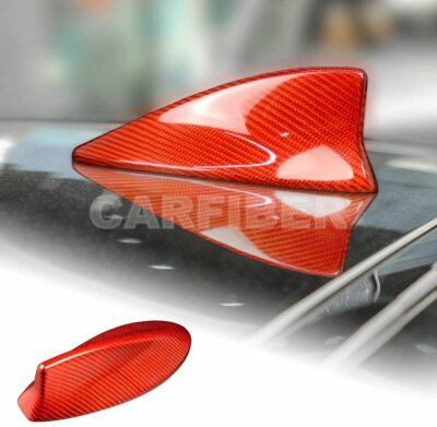 Red Carbon Fiber Shark Fin Antenna Cover For Lexus LS ES IS LX NX CT RC UX LM RX