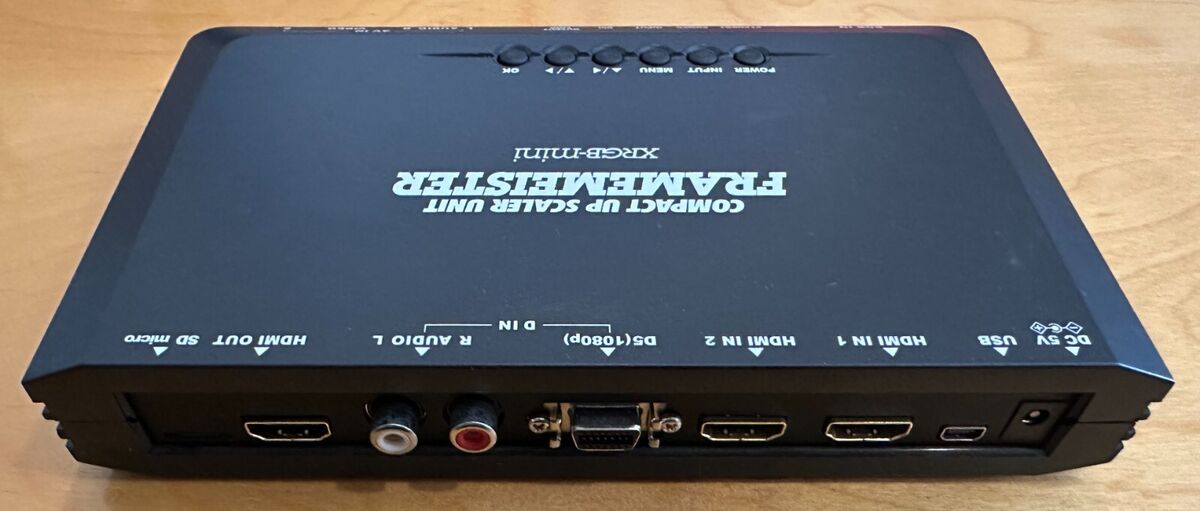 MICOMSOFT XRGB-MINI FRAMEMEISTER IN BOX AND WORKING RGB MICOMSOFT XRGB-MINI FRAMEMEISTER IN BOX AND WORKING RGB