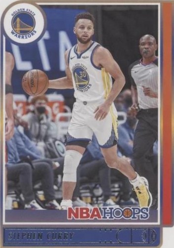 2021-22 Panini NBA Hoops Stephen Curry SLAM!!! SSP HOLO