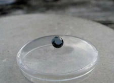 Black Natural Diamond Loose Faceted Round 4mm