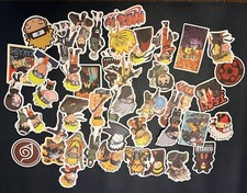50 PCS Pack Japan Stickers Waterproof for Water Bottles, Deco, Gifts 9UHQH