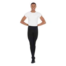 Eurotard 34943 Men's Heavyweight Footed Tights Black Dance Ballet New