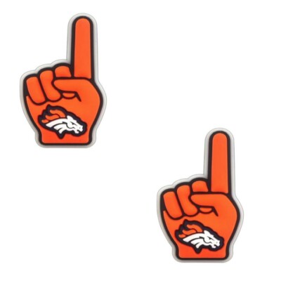 NFL Denver Broncos Football Team For Crocs Shoe Charms Jibbitz - 2 pieces
