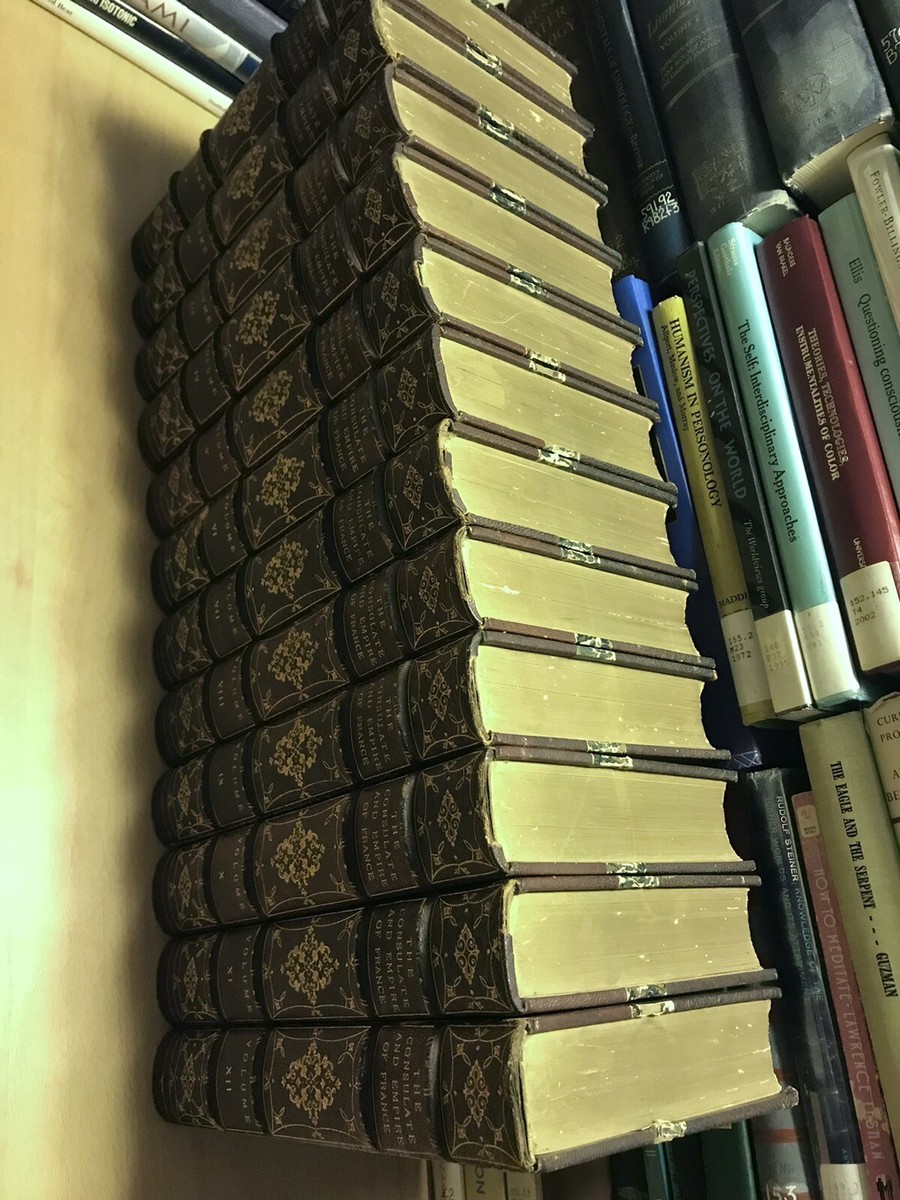 EMPIRE IN FRANCE Napoleon LEATHER Bound Book Set | eBay