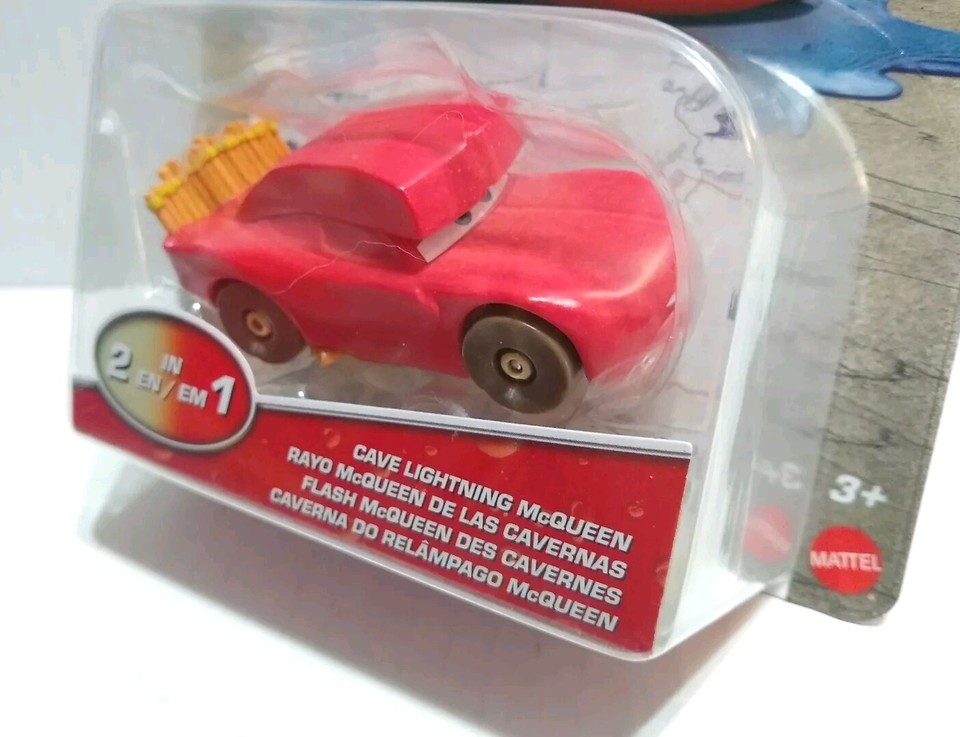 DISNEY PIXAR CARS COLOR CHANGERS "CAVE LIGHTNING McQUEEN" NEW COLOR