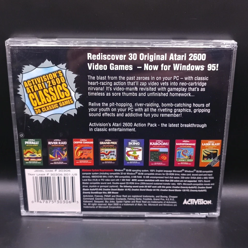 Activision’s Atari 2600 30 Classics (PC CD Windows, 1999) 95/98 Stampede Kaboomi - Image 2 of 4