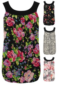 bubble hem vest tops