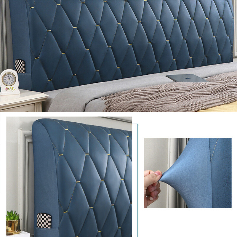 Tophacker Stretch Bed Headboard Cover – Velvet Dustproof Slipcover For Bedroom Decor, Multiple Sizes