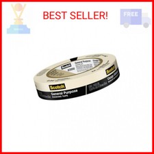 Scotch General Purpose Masking Tape, Tan, Tape for Labeling, Bundling and Genera